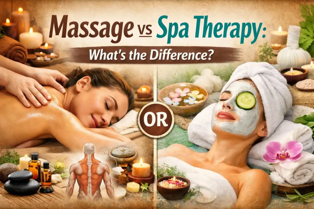 Massage vs Spa Therapy