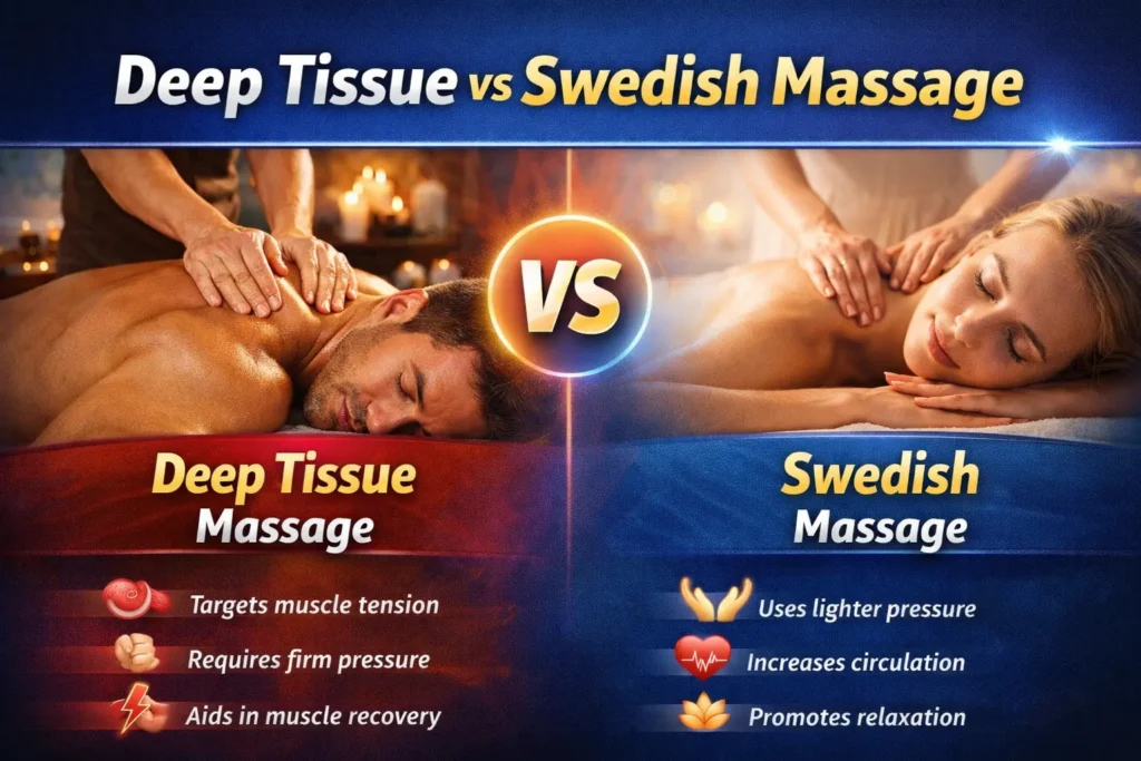 Deep Tissue vs Swedish Massage